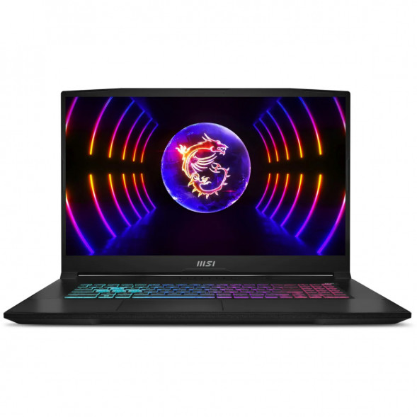Ноутбук MSI Katana 17 B13VEK-1624XRUY (17.3&amp;quot;, IPS, Intel Core i5 13420H 2.1ГГц, 8 ядер, 16ГБ DDR5, 512ГБ SSD, NVIDIA GeForce RTX 4050 - 6 ГБ, без ОС), черный в Астрахани