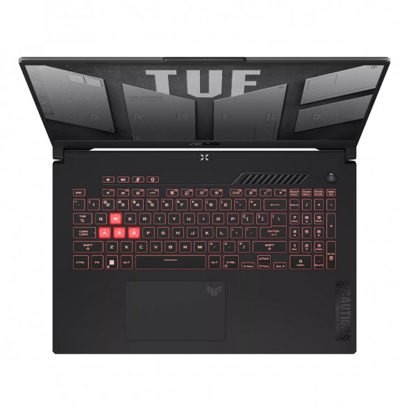 Ноутбук ASUS TUF Gaming A17 FA707NUG-HX156 (17.3&amp;quot;, IPS, 6 ядер, AMD Ryzen 7 7445HS 3.2 ГГц, 16 ГБ DDR5, SSD 512 ГБ, NVIDIA GeForce RTX 4050 - 6 ГБ, без ОС), черный в Астрахани