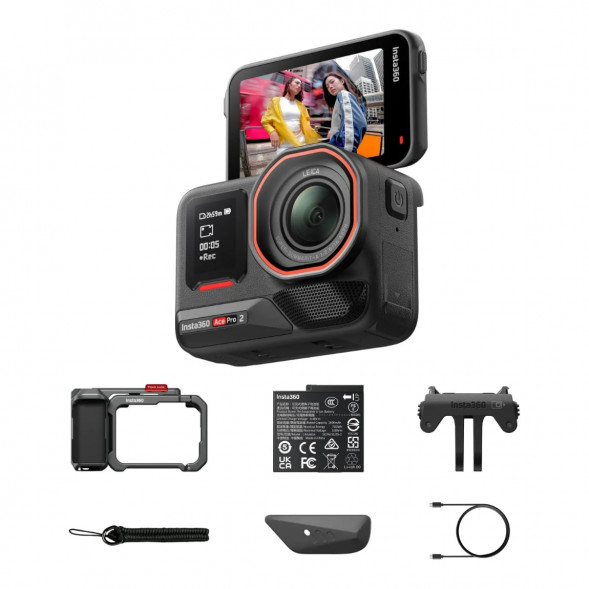 Экшн-камера Insta360 Ace Pro 2 Single Battery Xplorer Bundle, Gray в Астрахани