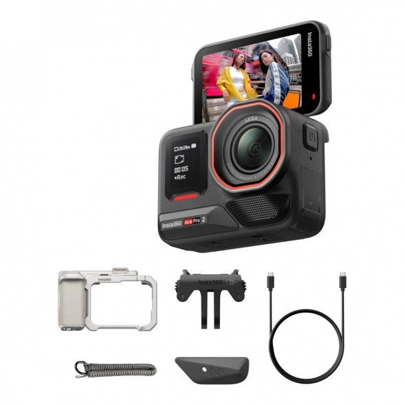 Экшн-камера Insta360 Ace Pro 2 Single Battery Xplorer Bundle, Silver в Астрахани