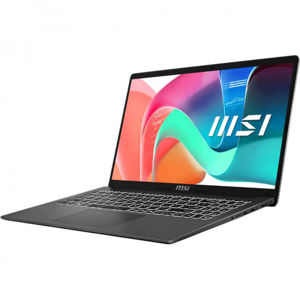 Ноутбук MSI Modern 15 F1MXG-1280RU (15.6&amp;quot;, IPS, Intel Core 7 150U, 10 ядер, 16 ГБ DDR5, SSD 512 ГБ, Intel Iris Xe Graphics, Windows 11), чёрный в Астрахани