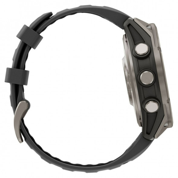 Умные часы Garmin Fenix 8 PRO, 47 мм, AMOLED, Sapphire, Titanium with Graphite/Black Silicone Band 010-03198-10 в Астрахани