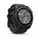 Умные часы Garmin Fenix 8, 51 мм, Solar, Sapphire Carbon Gray DLC Titanium with Black/Pebble Gray Silicone 010-02907-10 в Астрахани