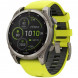 Умные часы Garmin Fenix 8, 51 мм, Solar, Sapphire Titanium with AMP Yellow/Graphite Silicone Band 010-02907-20 в Астрахани