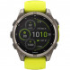Умные часы Garmin Fenix 8, 51 мм, Solar, Sapphire Titanium with AMP Yellow/Graphite Silicone Band 010-02907-20 в Астрахани