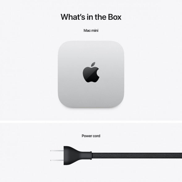 Компьютер Apple Mac mini M4 2024 (MU9D3) (10 Core GPU, 16ГБ, 256ГБ SSD, Apple, macOS), серебристый в Астрахани
