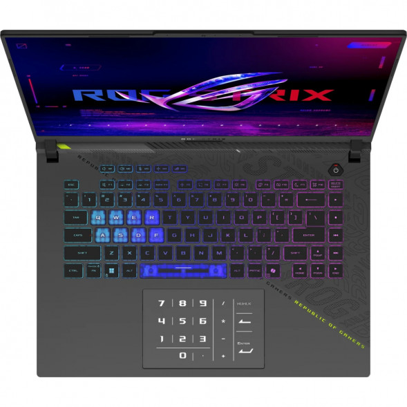 Ноутбук ASUS ROG Strix G16 G614FM-WS94 (16&amp;quot;, IPS, AMD Ryzen 9 9955HX 2.5ГГц, 16 ядер, 16ГБ DDR5, 1ТБ SSD, NVIDIA GeForce RTX 5060 8 ГБ, Windows 11 Home), серый в Астрахани