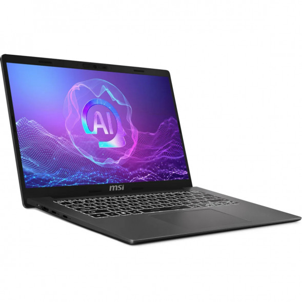 Ноутбук MSI Modern A14 AI+ F3HMG-041XRU (14&amp;quot;, IPS, AMD Ryzen AI 5 330 2ГГц, 4 ядра, 16ГБ DDR5, 512ГБ SSD, AMD Radeon 820M, без ОС), серый в Астрахани