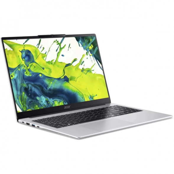 Ноутбук Acer Aspire Lite AL15-74P-569P (15.6&amp;quot;, IPS, Intel Core Ultra 5 125H 1.2ГГц, 14-ядерный, 16ГБ DDR5, 512ГБ SSD, Intel Arc, без ОС), серебристый в Астрахани