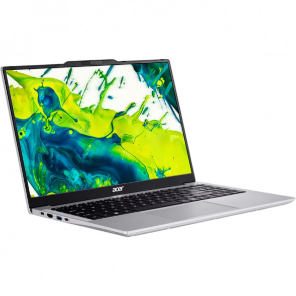 Ноутбук Aser Aspire Lite 15 AL15-53P-56PA (15.6&amp;quot;, IPS, Intel Core 5 120U, 10 ядер, 16 ГБ DDR4, 512 ГБ SSD, Intel Graphics, без ОС), серебристый в Астрахани