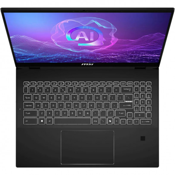 Ноутбук трансформер MSI Summit 16 AI Evo A2HMTG-057RU (16&amp;quot;, IPS, Intel Core Ultra 7 255H 2ГГц, 16 ядер, 16ГБ LPDDR5, 1ТБ SSD, Intel Arc 140T, Windows 11 Home), черный в Астрахани