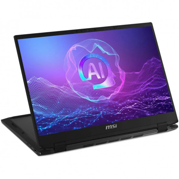 Ноутбук трансформер MSI Summit 16 AI Evo A2HMTG-057RU (16&amp;quot;, IPS, Intel Core Ultra 7 255H 2ГГц, 16 ядер, 16ГБ LPDDR5, 1ТБ SSD, Intel Arc 140T, Windows 11 Home), черный в Астрахани