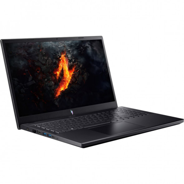 Ноутбук Acer Nitro V 15 ANV15-52-92DD (15.6&amp;quot;, IPS, Intel Core i9 13900H 2.6ГГц, 14 ядер, 16ГБ DDR5, 512ГБ SSD, NVIDIA GeForce RTX 5060 - 8 ГБ, без ОС), черный в Астрахани